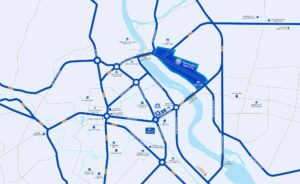 Vị trí dự án Eurowindow Light City Thanh Hóa
