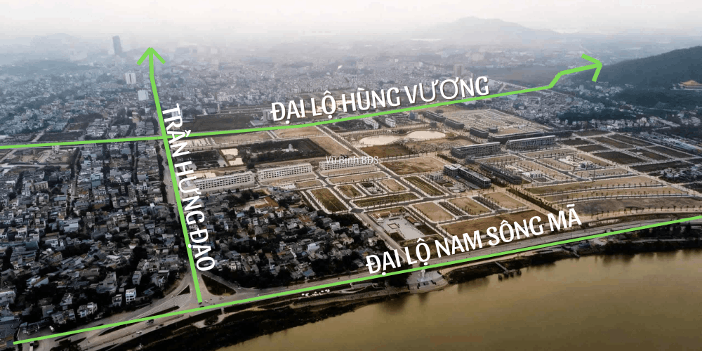 Vị trí dự án Heragon City Nam Ngạn