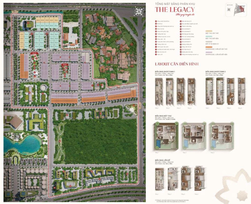 Phân Khu The Legacy dự án Heragon City Nam Ngạn